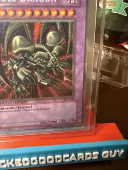 2002 Yu-Gi-Oh! B. Skull Dragon BPT-006 Secret Rare Black Limited Edition - Image 3