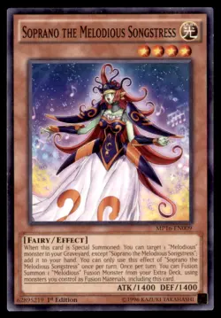 Yu Gi Oh! Soprano the Melodious Songstress MP16 EN009 MP16 1st Edition Regular - Image 1