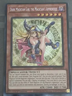 Yugioh! LP Dark Magician Girl the Magician's Apprentice - ALIN-EN004 - Secret Ra - Image 1