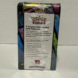 Pokemon 2021 Eevee Evolutions TCG Promotional Treasure Chest Lunchbox Tin 🔥⚡💧 - Image 4