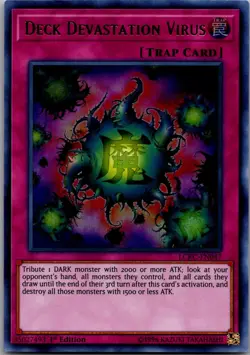 Deck Devastation Virus LCKC-EN047 Yu-Gi-Oh 1st Edition LP - Image 1