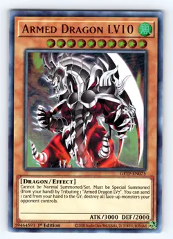 Yugioh Armed Dragon LV10 GFTP-EN075 Ultra Rare - NM 💎 - Image 1