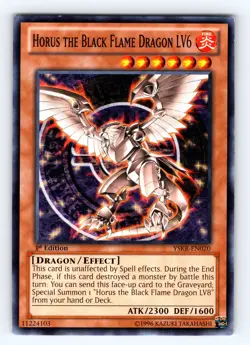 Yugioh Horus the Black Flame Dragon LV6 YSKR-EN020 Common - NM 💎 - Image 1