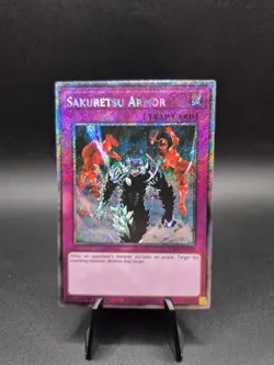 Sakuretsu Armor (Platinum Secret Rare) RA03-EN130 Yu-Gi-Oh NM - Image 1