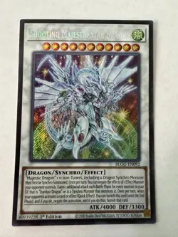 Yugioh - Shooting Majestic Star Dragon - Secret - 1st - BLGG-EN092 - NM - Image 1