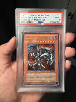 Yu-Gi-Oh! Red-Eyes Black Metal Dragon FMR-001 PSA 9 Prismatic Secret Rare - Image 1