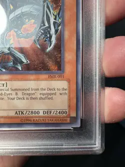 Yu-Gi-Oh! Red-Eyes Black Metal Dragon FMR-001 PSA 9 Prismatic Secret Rare - Image 5