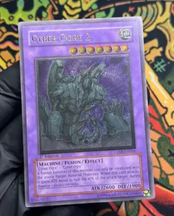 Yu-Gi-Oh! Cyber Ogre 2 CDIP-EN036 Ultimate Rare 1st Edition LP - Image 1