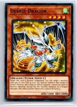 Debris Dragon SDCL-EN016 Structure Deck: Cyberse Link Yu-Gi-Oh LP - Image 1