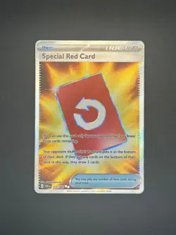 113/086 - Special Red Card - Ultra Rare ME04: Chaos Rising / Pokemon M/NM - Image 1