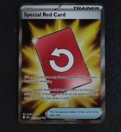 Special Red Card 113/086 Pokemon ME04: Chaos Rising Ultra Rare NM - Image 1