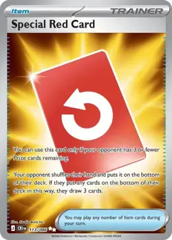 Special Red Card 113/086 - Holo Ultra Rare - Pokemon Chaos Rising NM - Image 1