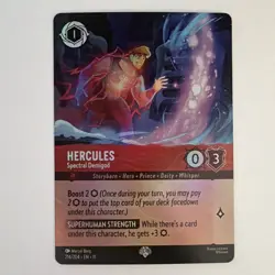 Disney Lorcana Hercules Spectral Demigod 214/204 Epic Rare Winterspell Foil NM - Image 1