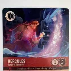 Disney Lorcana Hercules Spectral Demigod 214/204 Epic Rare Winterspell Foil NM - Image 3