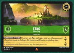 Fang - River City - Into the Inklands #101 - Disney Lorcana TCG Card - Image 1