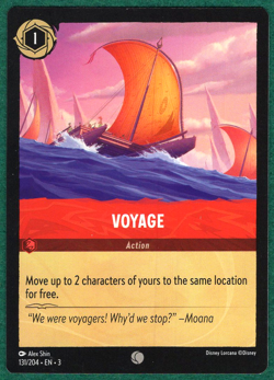 Voyage - Into the Inklands #131 - Disney Lorcana TCG Card - Image 1