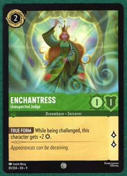 Enchantress - Unexpected Judge - Fabled #81 - Disney Lorcana TCG Card - Image 1