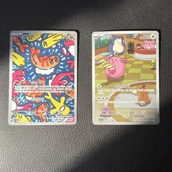 Pokemon Card Chansey & Tatsugiri AR 112 113/101 sv6 Mask of Change Japanese - Image 1