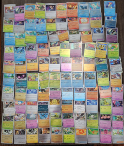 Pokemon Card Lot of 100 HOLO & REVERSE HOLO Only! With bonus 2 EX cards - Image 1