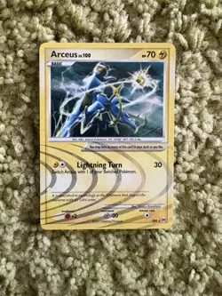 Arceus HOLO RARE AR6 Pokemon Card Platinum Arceus Legend TCG 2009 - Image 1