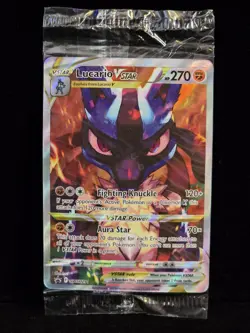 Lucario VSTAR SWSH291 SWSH: Sword & Shield Promo Cards Holo *Sealed* Promo 5/6 - Image 1