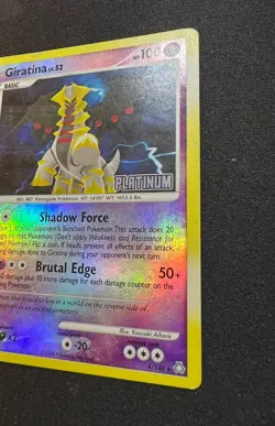 2008 Pokemon Giratina Reverse Holo Card 4/146 Platinum Stamped Legends Awakened - Image 4