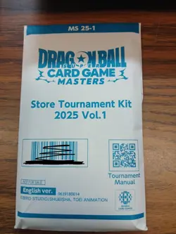 Dragonball Masters Card Game Store Tournament Kit 2025 Vol 1 English Sealed - Image 1
