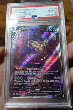Zamazenta V GG54/GG70 PSA 10 Crown Zenith Full Art Pokemon Card Graded - Image 3