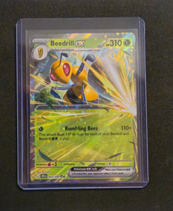 Beedrill ex 003 Pokemon Mega Evolution Chaos Rising Double Rare Card - Image 1