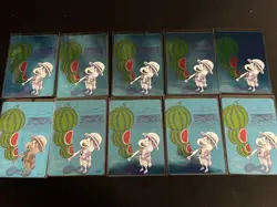 ONE PIECE Metakira Card Luffy Watermelon NatsuComi 2026 Promo Foil set of 10 - Image 1