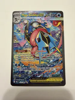 Mega Greninja EX 116/086 CR Clash Rising Ultra Rare Holo Mega Evolution Card - Image 1