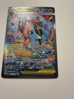 Mega Greninja EX 116/086 CR Clash Rising Ultra Rare Holo Mega Evolution Card - Image 3