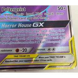 Pokemon Gengar & Mimikyu GX Team Up 164/181 Full Art Ultra Rare Holo Card EX - Image 5