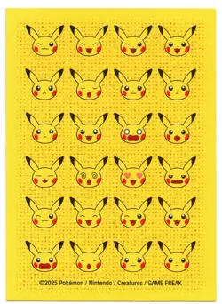 x1 Pikachu Moods Faces - Individual Card Sleeve Pokemon Center Pokemon TCG - Image 1