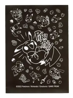 x1 Pikachu Comic-Style Laughing - Individual Card Sleeve TCG Pokemon Center - Image 1