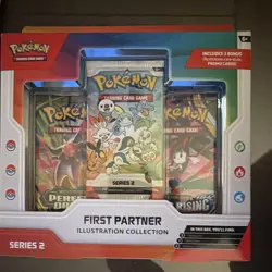 Pokemon TCG First Partner Illustration Collection Series 2 English 3 Promo Cards - Image 1