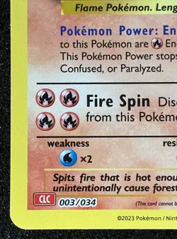 Charizard 003/034 Trading Card Game Classic Holo - Image 5