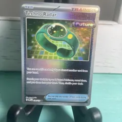 TECHNO RADAR 130/131 PRISMATIC EVOLUTIONS POKEMON (POKE BALL HOLO, NM) - Image 4