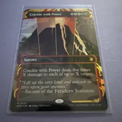 Crackle with Power 0042 Mythic Foil - Secrets of Strixhaven MTG - Image 1
