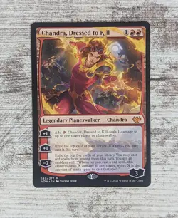 Magic The Gathering Chandra,Dressed to Kill Innistrad Crimson Vow 149 Mythic MTG - Image 1