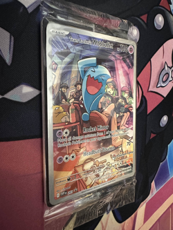 Team Rocket's Wobbuffet SVP203 Destined Rivals Pokemon Center Stamp Sealed Promo - Image 2