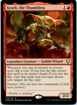 Krark, the Thumbless (Foil) Commander Legends, 189 NM - Image 1