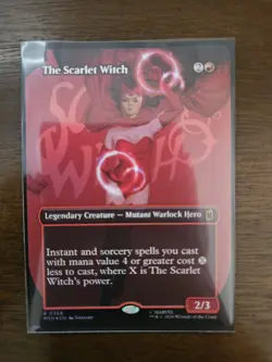 The Scarlet Witch Borderless FOIL MTG MSH Nm/M - Image 1