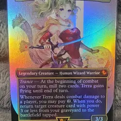 Terra, Herald of Hope (Borderless Foil) - Commander: FINAL FANTASY - Image 1