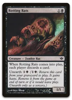 Rotting Rats #51 (LP) Conflux CON Magic MTG - Image 1