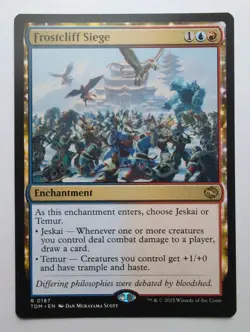 MTG Frostcliff Siege (TDM) Tarkir: Dragonstorm Regular Rare 187 - Image 1