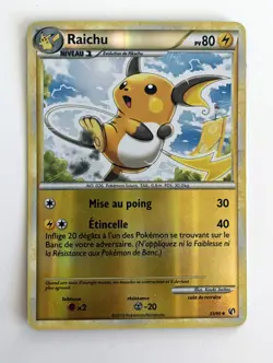 Carte Pokemon Raichu 33/90 Reverse Indomptable - Image 1
