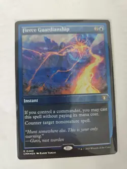 Fierce Guardianship (Foil Etched) Commander Masters Foil - Image 1