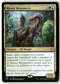 Commander 2021 #224 Master Biomancer - Image 1