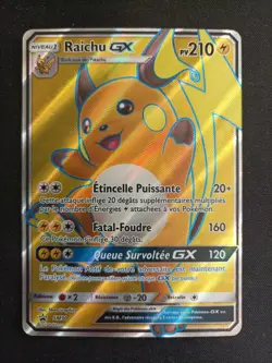 Carte Pokemon Raichu GX Sm90 Promo Soleil Et Lune - Image 1